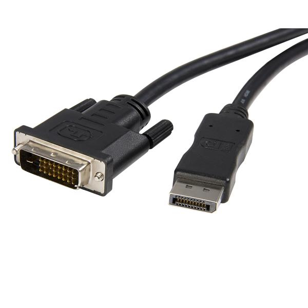 STARTECH.COM 3M DISPLAYPORT TO DVI CABLE - DP TO DVI-D MONITOR ADAPTER M/M 3 YR STARTECH — view 2