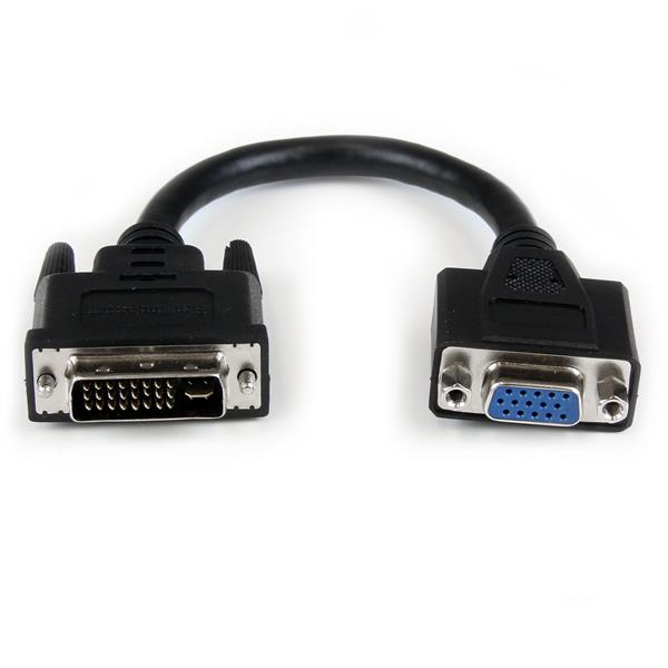 STARTECH.COM 8" DVI MALE TO VGA FEMALE CABLE ADAPTER - DVI-I TO VGA DONGLE LTW STARTECH — view 2