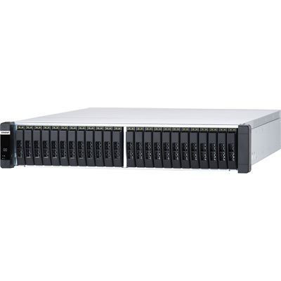 QNAP 24-BAY 2U RACKMOUNT NAS,INTEL XEON,1.90GHZ 8 CORE,96GB RAM,10G SFP+,PCIE,USB,RP,5YR QNAP — view 2