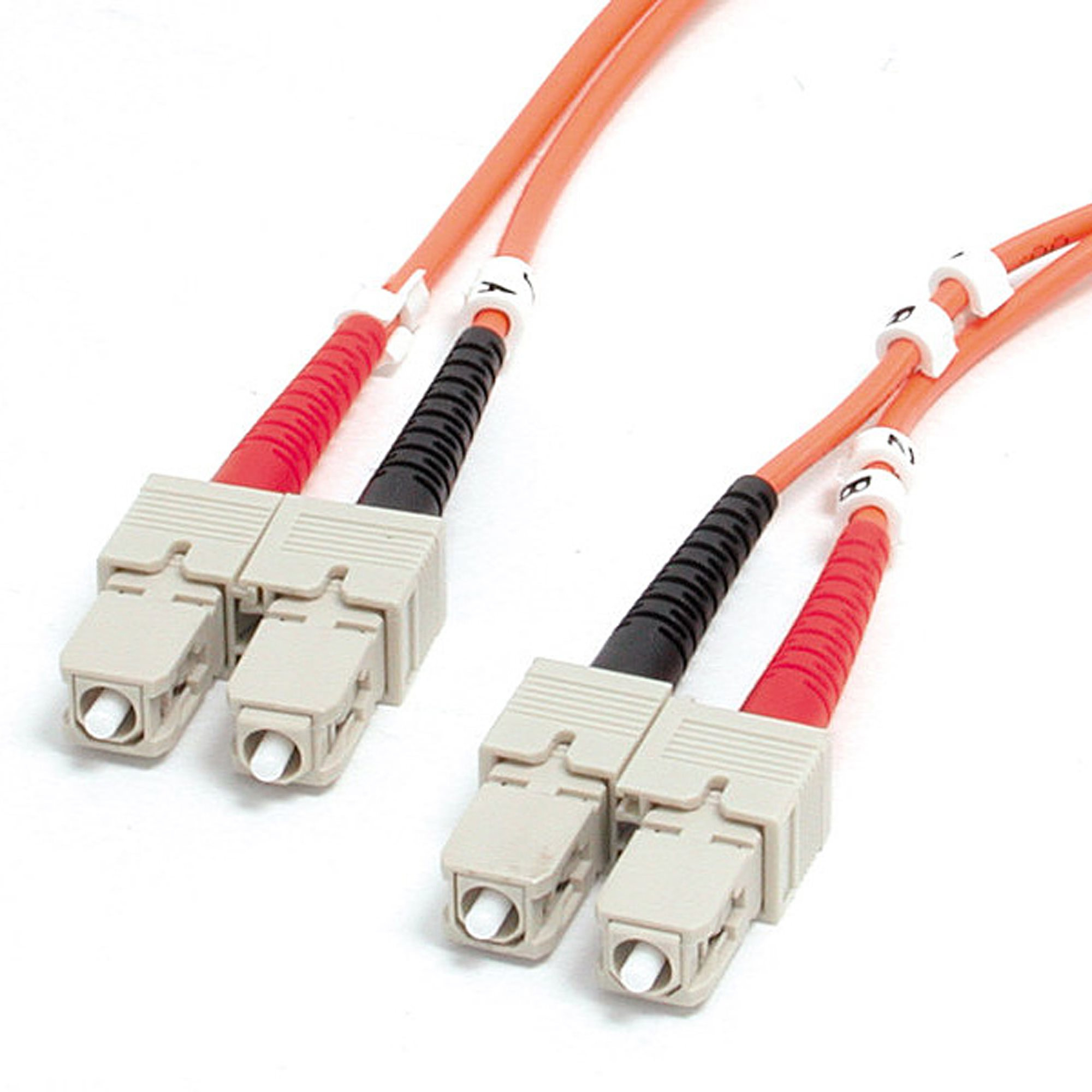 STARTECH.COM 2M (6.6FT) SC TO SC OM1 MULTIMODE FIBER OPTIC CABLE STARTECH — view 2