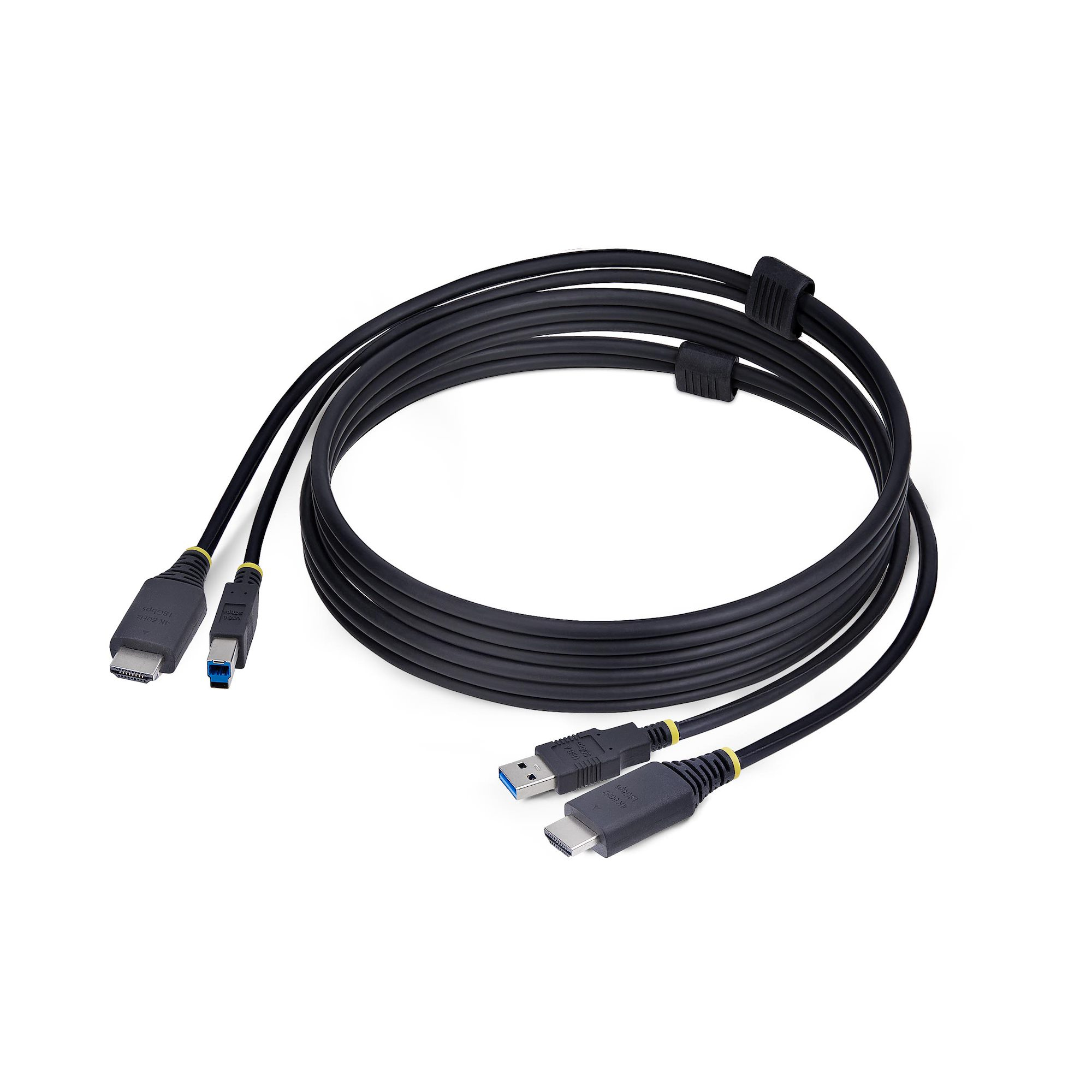 STARTECH.COM 6FT (1.8M) HDMI AND USB 5GBPS KVM CABLE, 2 YR STARTECH — view 2