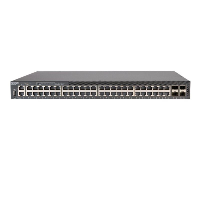 RUCKUS ICX8200 48-Port FRU POE4x25GBE SFP28 Switch Bundle 1 PSU RUCKUS — view 2