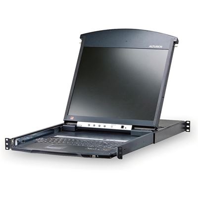 ATEN 19" DUAL RAIL 16 PORT LCD KVM OVER IP ATEN — view 2