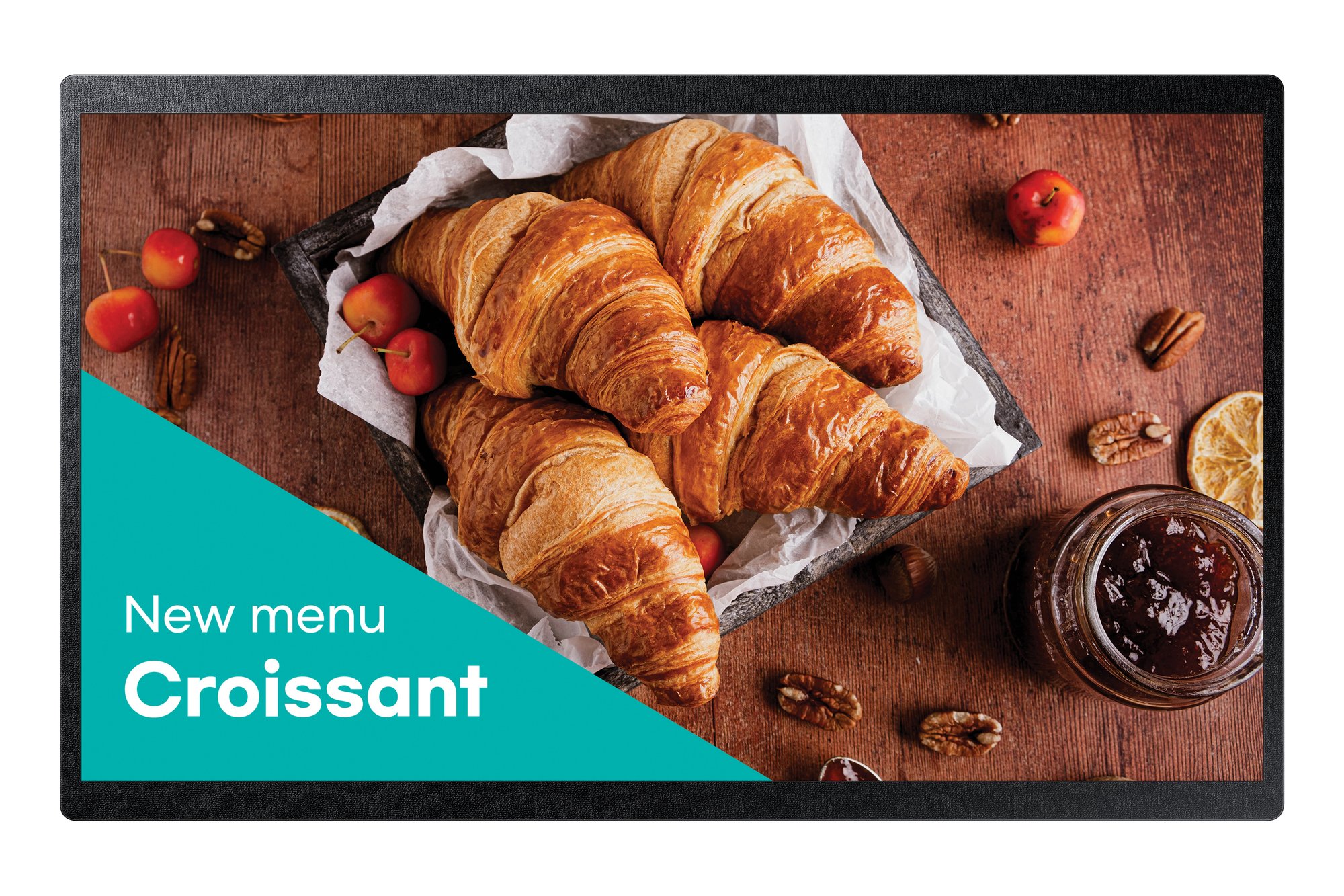 SAMSUNG (QBC) SIGNAGE 24" FHD, 250NITS, 25% HAZE, HDMI, LAN/WIFI, LANDSCAPE, 16H/7D, 3Y SAMSUNG — view 2