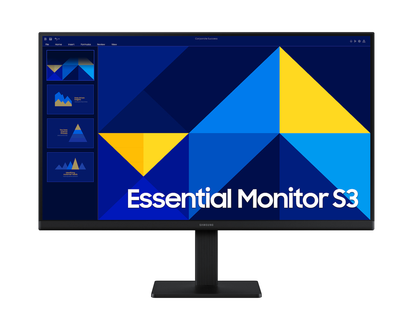 SAMSUNG S3 S30GD 24" (16:9) FHD IPS MONITOR, 100HZ, D-SUB, HDMI, 3YR SAMSUNG — view 2
