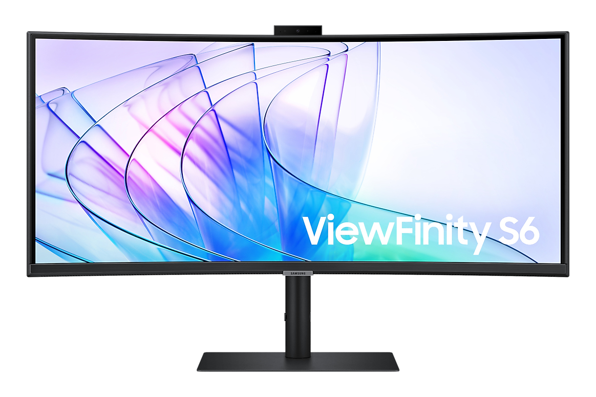 SAMSUNG S6 S65VC 34" CURVE(21:9) WQHD MONITOR, 1000R, USB-C 90W, WEB CAM, DP/HDMI, 3Y SAMSUNG — view 2
