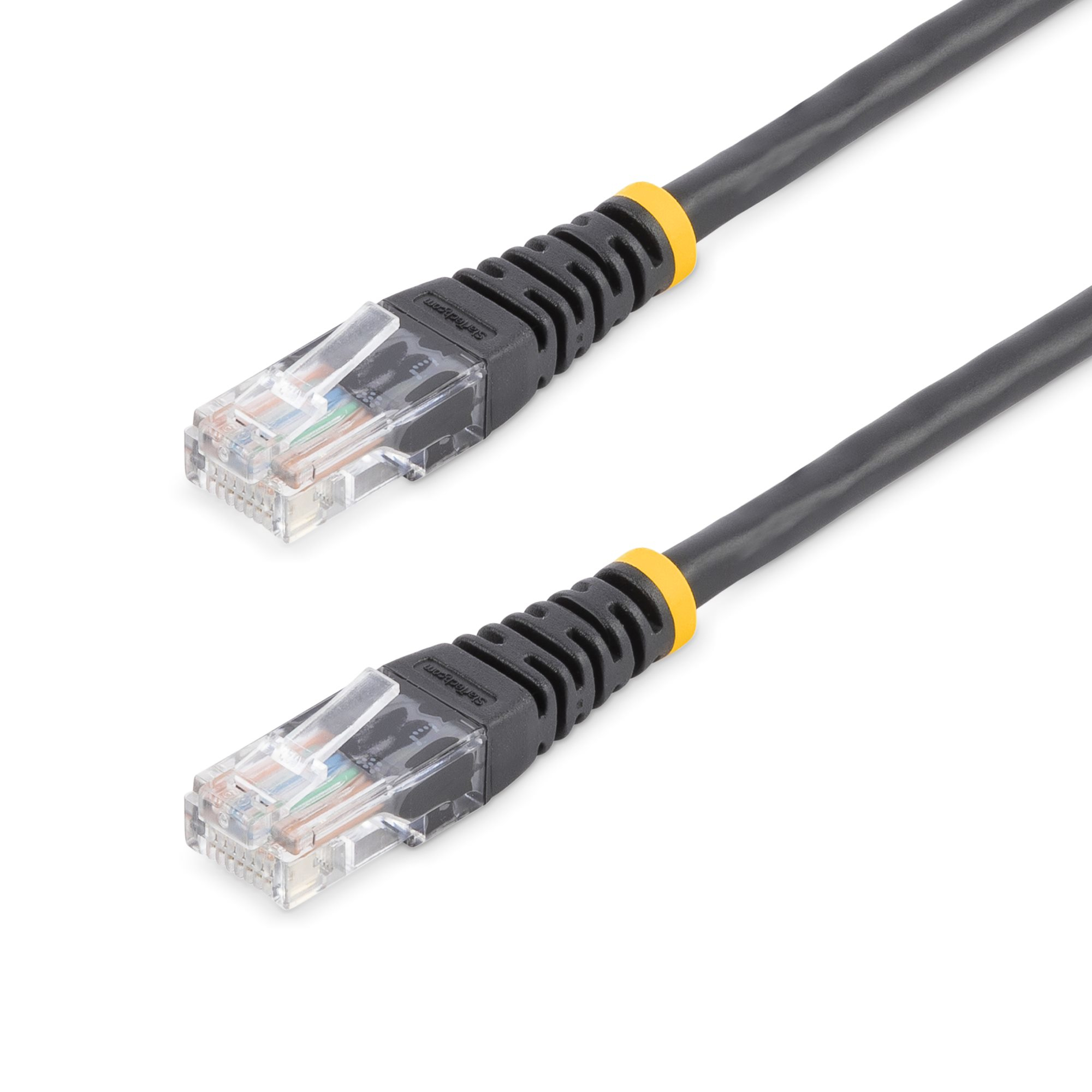 STARTECH.COM 15M CAT5E BLACK MOLDED RJ45 UTP CAT 5E PATCH CABLE CORD 15 M, LTW STARTECH — view 2