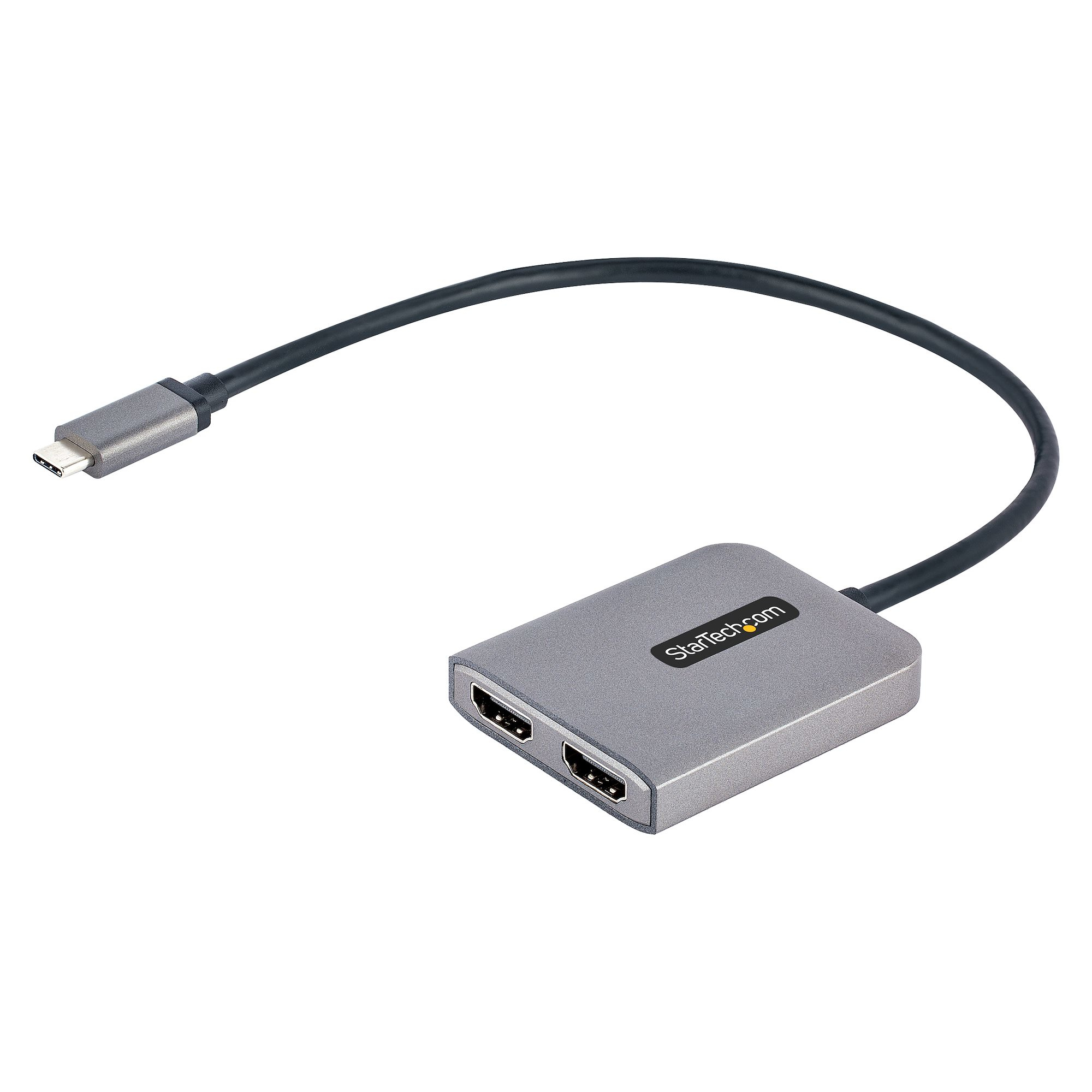 STARTECH.COM USB-C TO DUAL HDMI MST HUB - DUAL HDMI 4K 60HZ - 30CM CABLE, 3 YR STARTECH — view 2