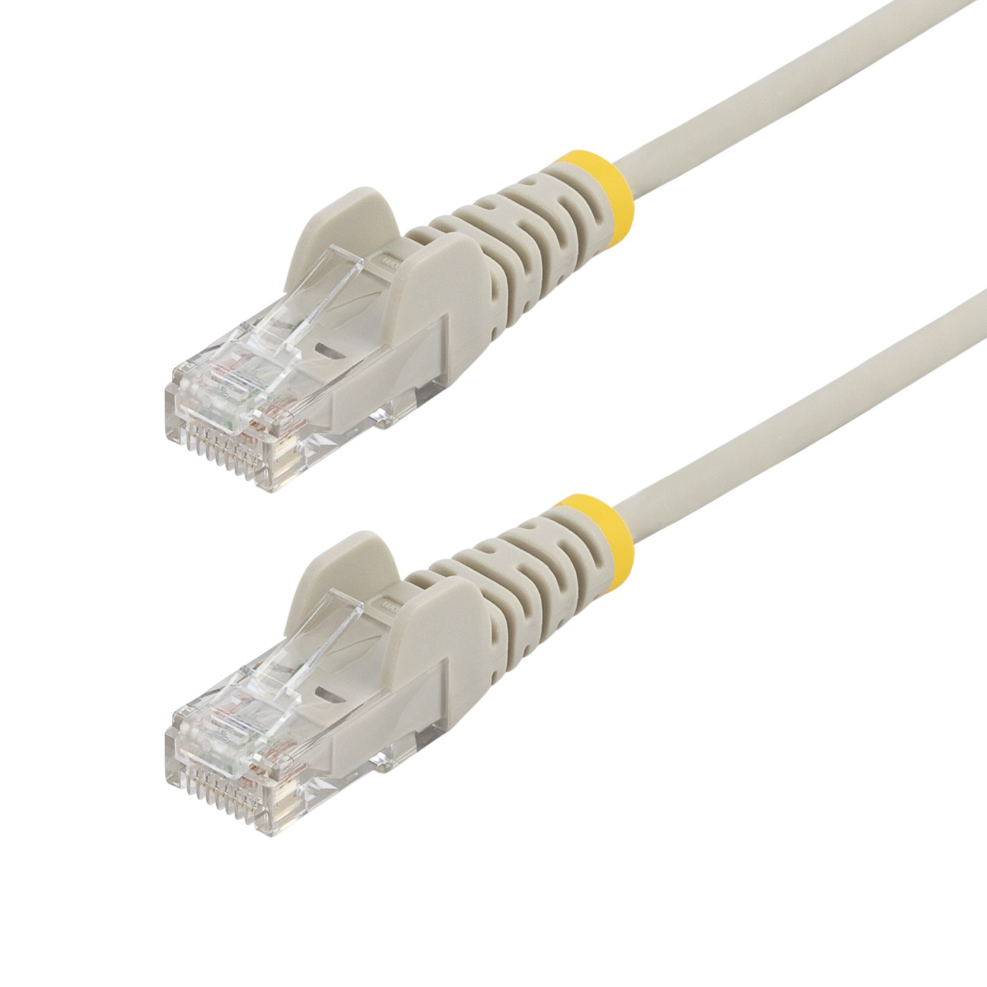 STARTECH.COM 15M GRAY SLIM CAT6 ETHERNET CABLE, SNAGLESS, 28AWG, LSZH, LTW STARTECH — view 2