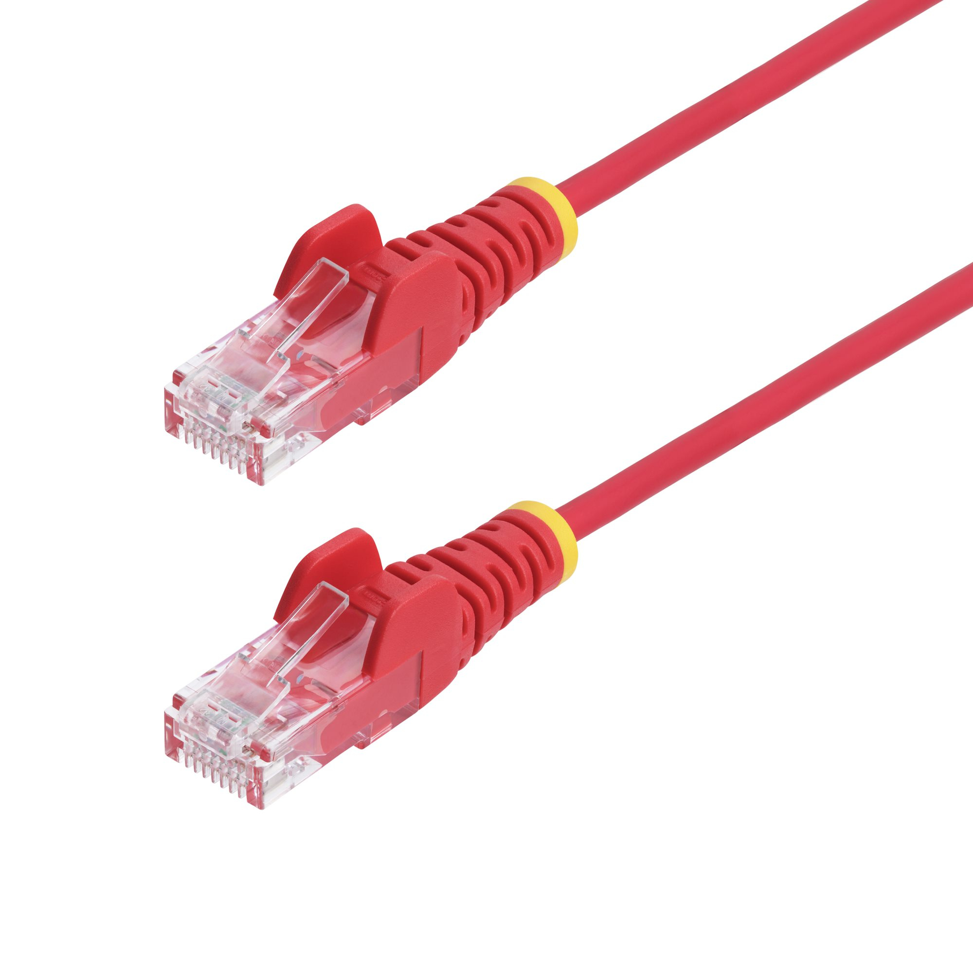 STARTECH.COM 2.5M RED SLIM CAT6 ETHERNET CABLE, SNAGLESS, 28AWG, LSZH, LTW STARTECH — view 2