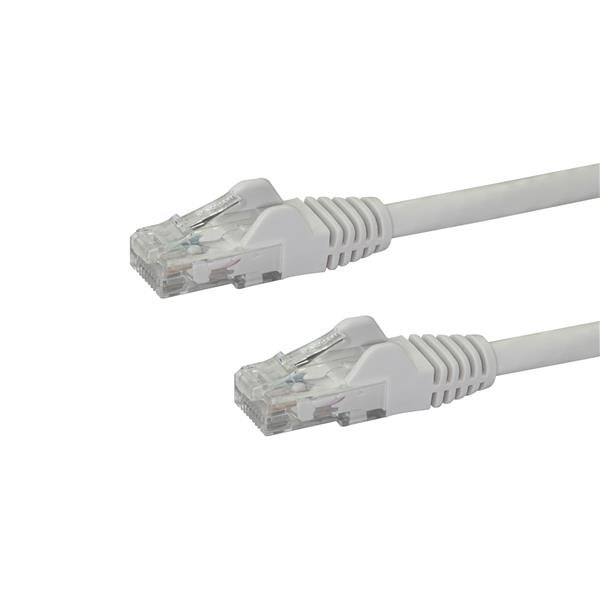 STARTECH.COM 2M CAT6 WHITE SNAGLESS GIGABIT ETHERNET RJ45 CABLE, LTW STARTECH — view 2