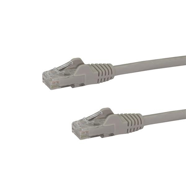 STARTECH.COM 0.5M CAT6 GRAY SNAGLESS GIGABIT ETHERNET RJ45 CABLE 50CM, LTW STARTECH — view 2