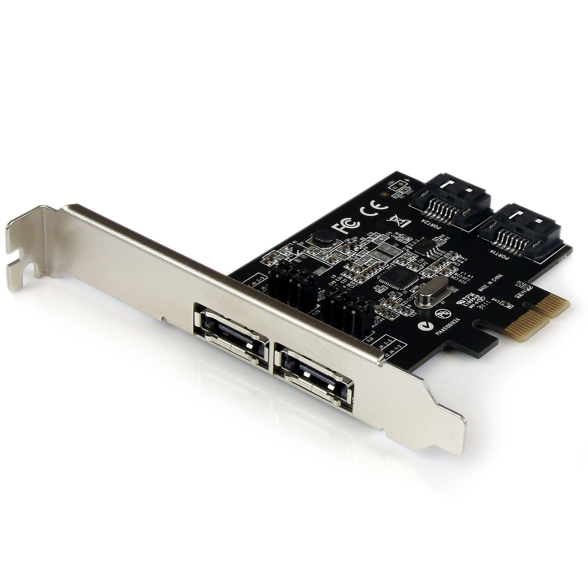 STARTECH.COM 2 PORT PCIE / PCI EXPRESS SATA III 6GBPS ESATA CONTROLLER CARD 2 YR STARTECH — view 2