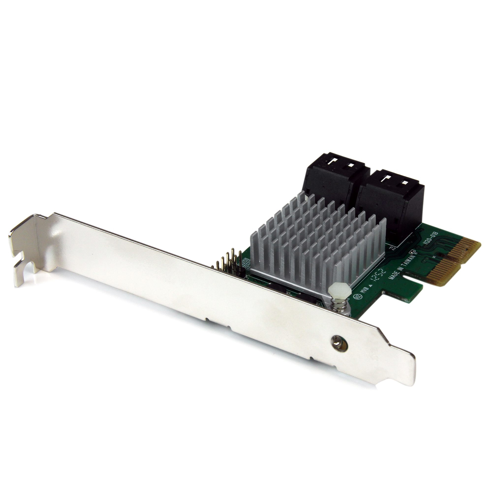 STARTECH.COM 4 PORT PCIE SATA III CONTROLLER CARD W/ HYPERDUO SSD TIERING 2 YR STARTECH — view 2