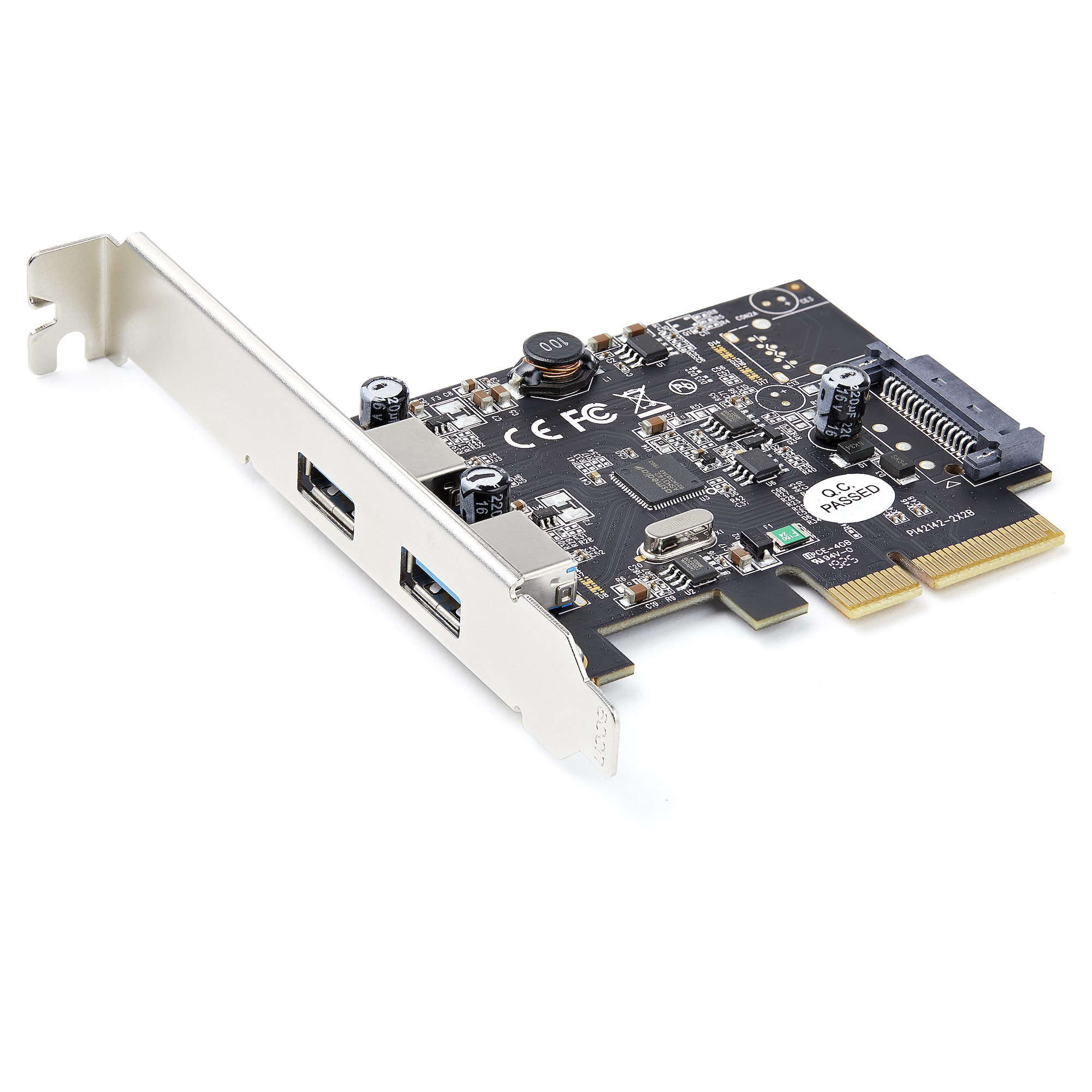 STARTECH.COM 2-PORT USB PCIE CARD 10GBPS/PORT - USB 3.2/3.1 GEN 2 TYPE-A LTW STARTECH — view 2