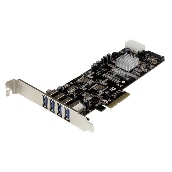 STARTECH.COM 4PORT PCIE USB 3.0 CONTROLLER CARD W/ 2 INDEPENDENT CHANNELS, 2 YR STARTECH — view 2