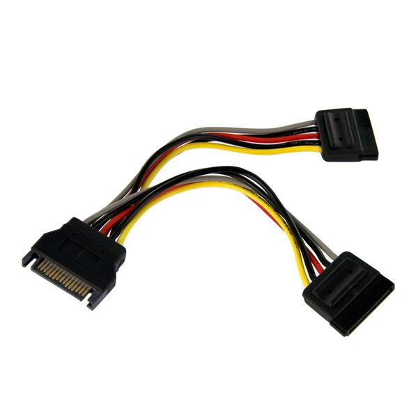 STARTECH.COM 6IN SATA POWER Y SPLITTER CABLE ADAPTER - M/F LTW STARTECH — view 2