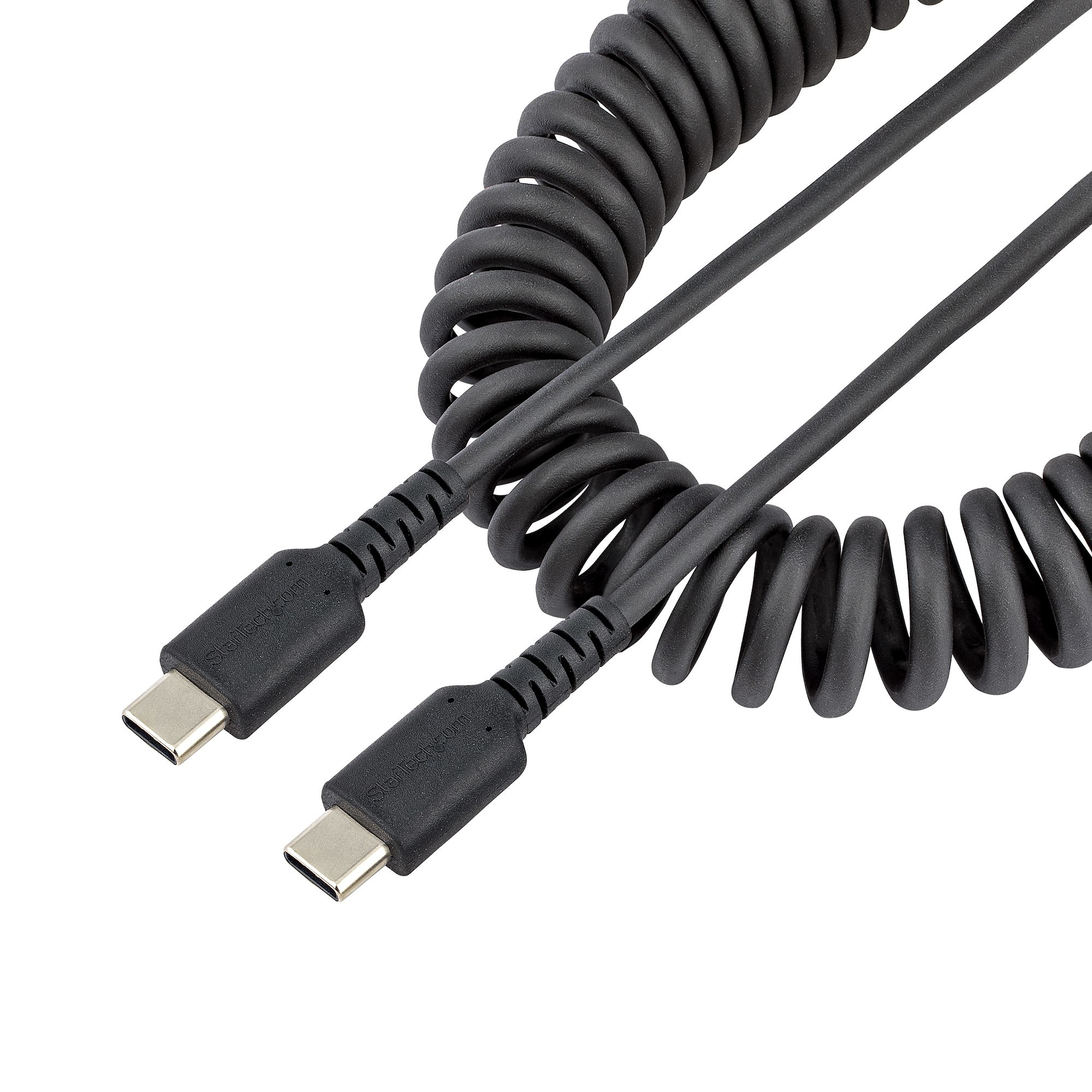 STARTECH.COM 50CM USB C CHARGING CABLE, HEAVY DUTY COILED USB 2.0, LTW STARTECH — view 2