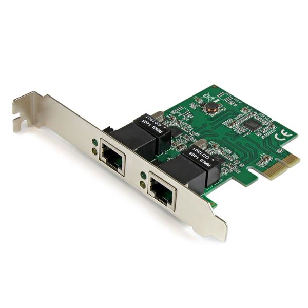 STARTECH.COM DUAL PORT GIGABIT PCIE NETWORK CARD - PCIE NIC 2 YR STARTECH — view 2