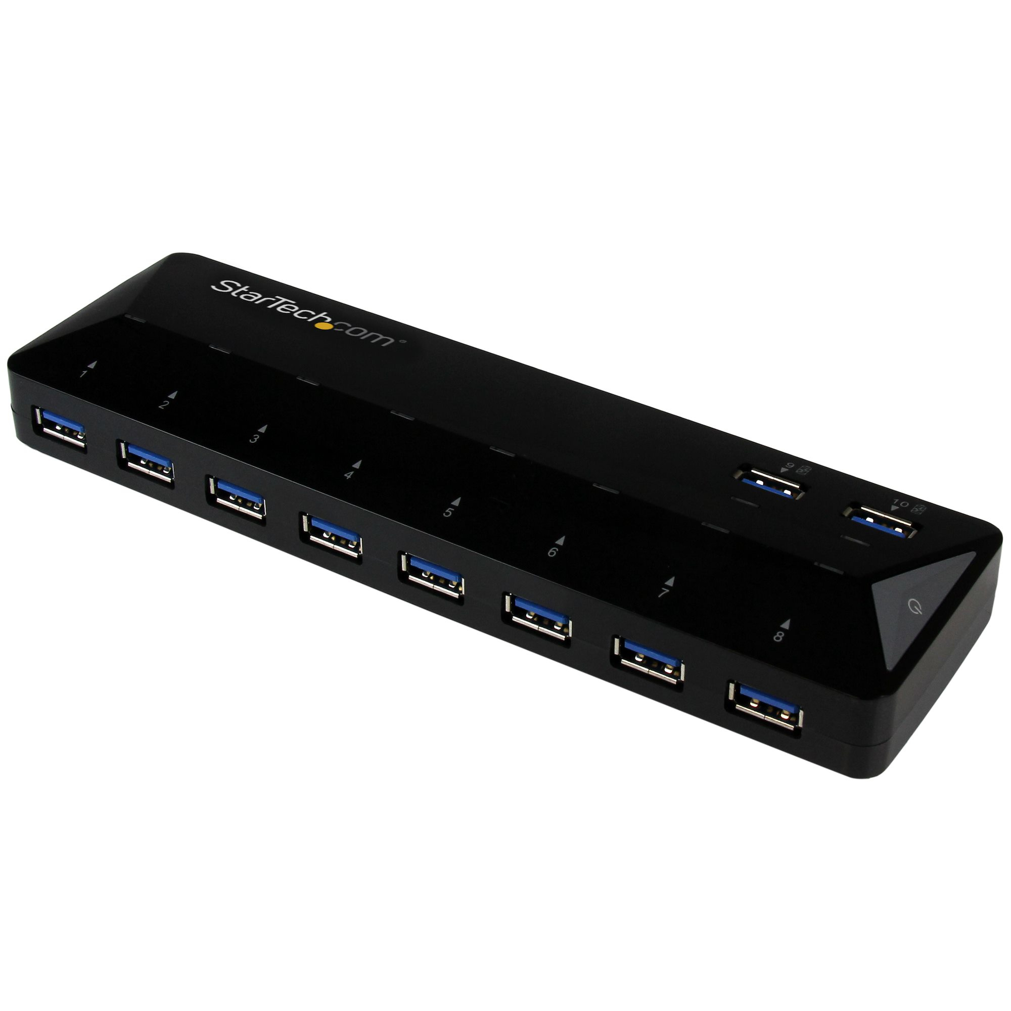 STARTECH.COM 10 PORT USB 3.0 HUB 10X USB-A W/ 2X FAST CHARGE - SELF POWERED 2 YR STARTECH — view 2