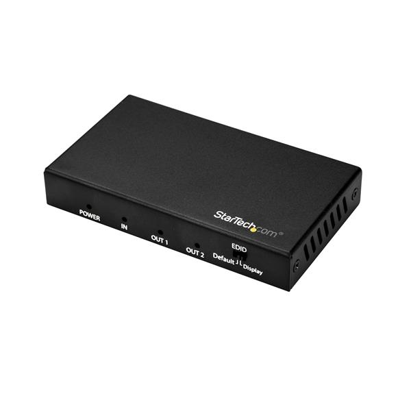 STARTECH.COM 2 PORT HDMI SPLITTER - 4K 60HZ - 1X2 WAY HDMI 2.0 SPLITTER 2 YR STARTECH — view 2