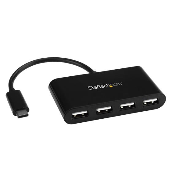 STARTECH.COM 4 PORT USB C HUB - USB-C TO 4X USB-A (USB 2.0) - BUS POWERED 2 YR STARTECH — view 2