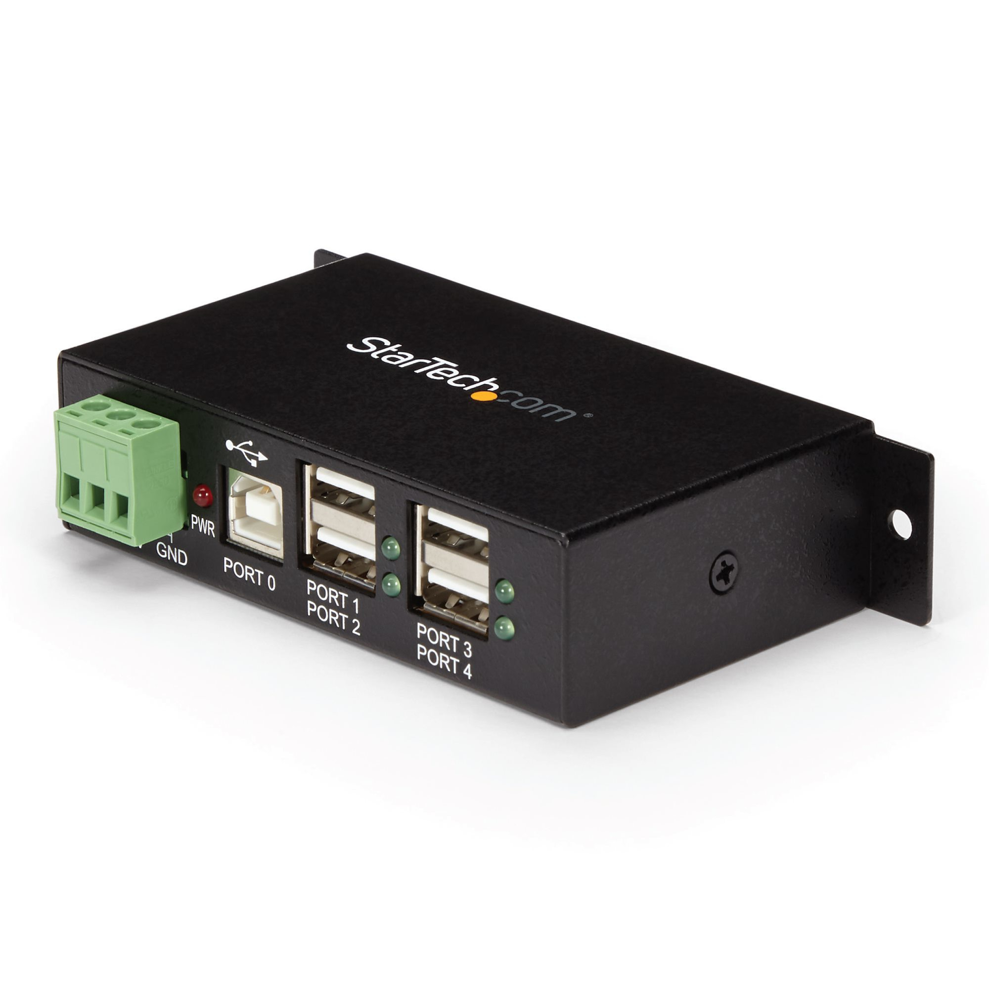 STARTECH.COM 4 PORT USB 2.0 HUB (USB-A) - METAL INDUSTRIAL HUB - MOUNTABLE 2 YR STARTECH — view 2