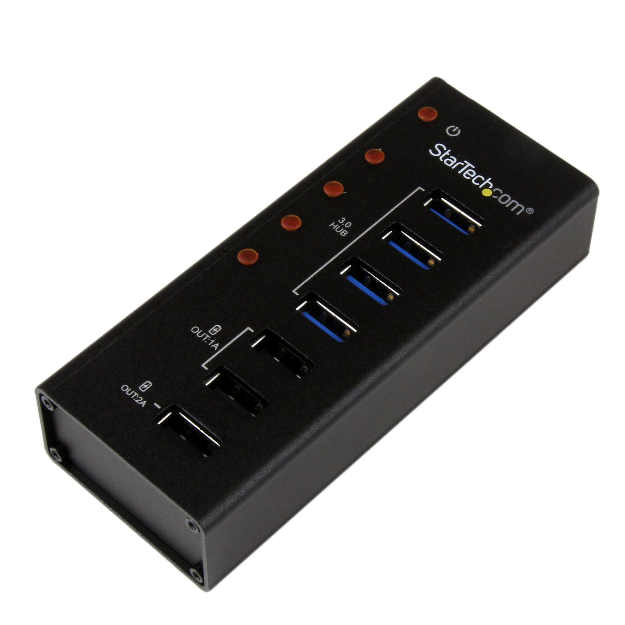 STARTECH.COM 4 PORT AC POWERED USB 3 HUB PLUS 3 DEDICATED CHARGE PORTS, 2 YR STARTECH — view 2