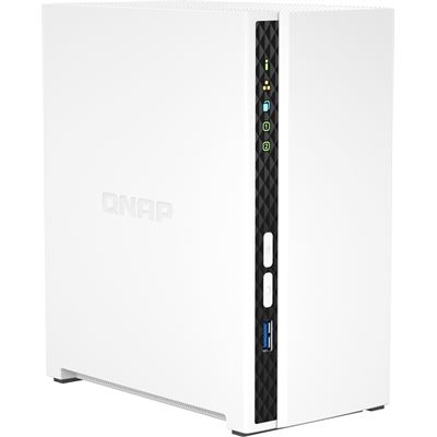 QNAP TS-233 2 BAY ARM 4C2, 2GB RAM, 1 X GBE , 1 X USB3.2, 2 X USB2.0, 2YR QNAP — view 2
