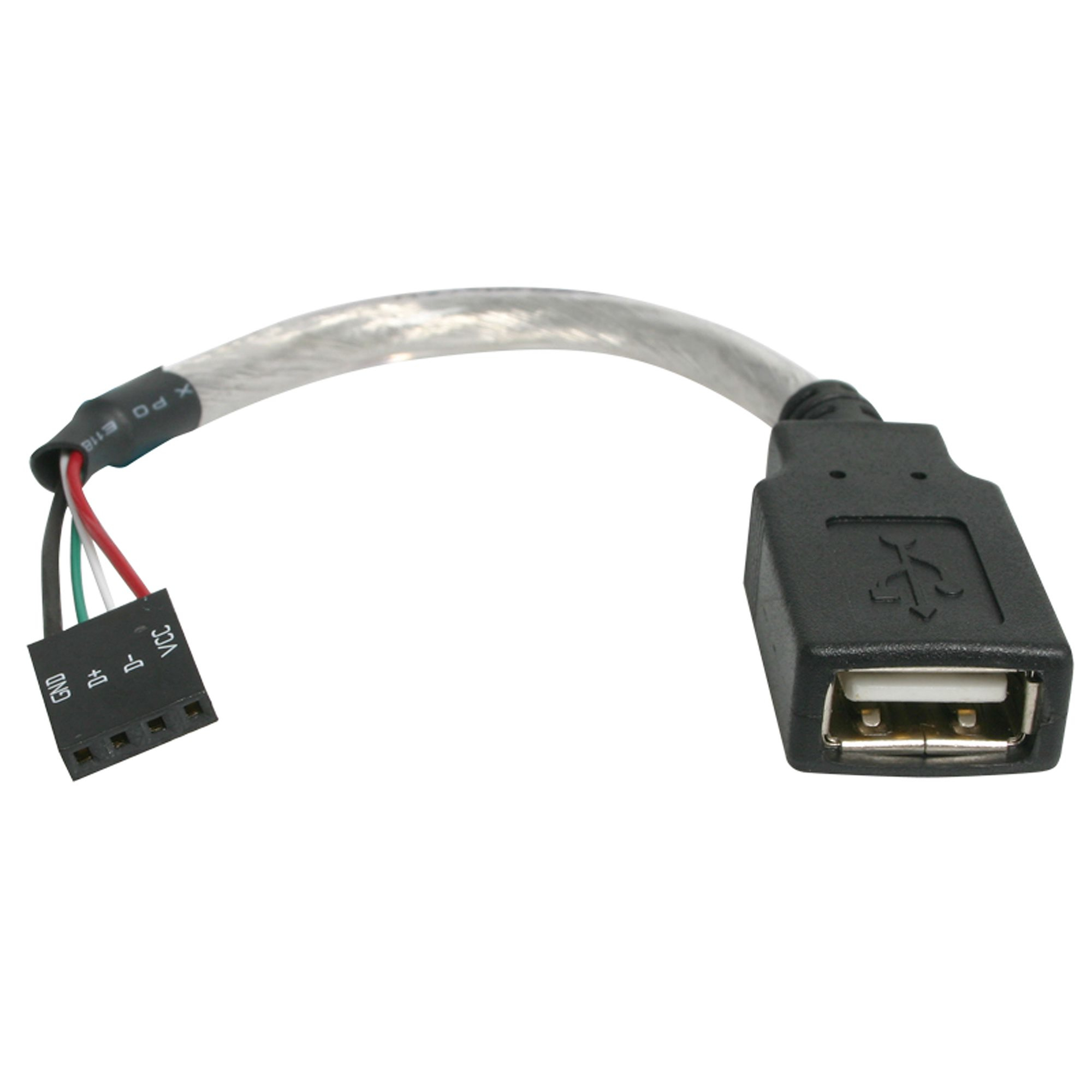STARTECH.COM 6IN USB 2.0 A TO USB 4 PIN TO MOTHERBOARD HEADER ADAPTER F/F LTW STARTECH — view 2