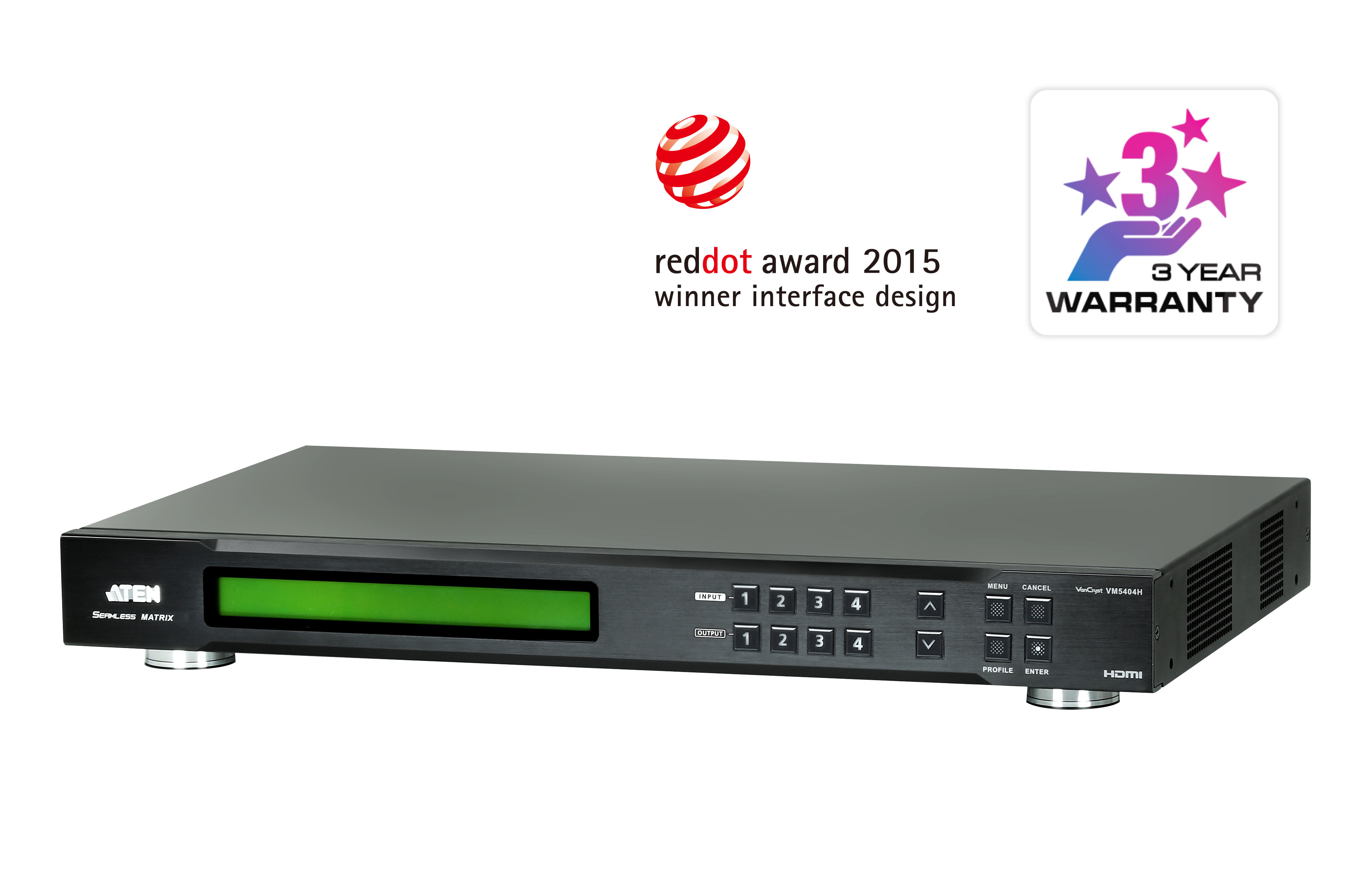 ATEN 4X4 HDMI MATRIX WITH SCALER ATEN — view 2