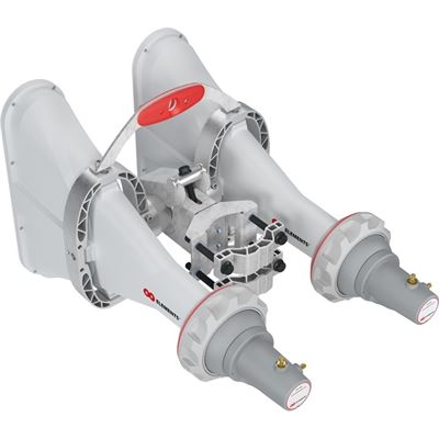 RF Elements 60deg 5180 - 6000 MHz 4x4 Asymmetrical Horn Antenna AH60-4X4-SMA RF Elements — view 2