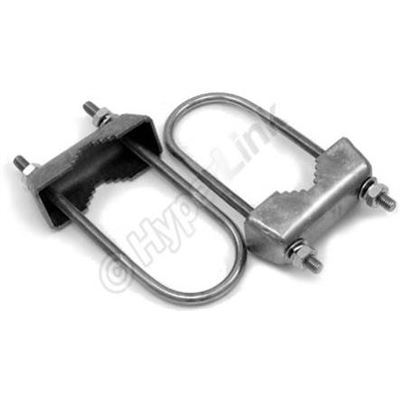 Stainless Steel U-Bolt Stationary Mounting Kit Pair L-com — view 2