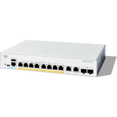 Catalyst 1200 8-port GE, PoE, Ext PS, 2x 1G SFP Cisco — view 2