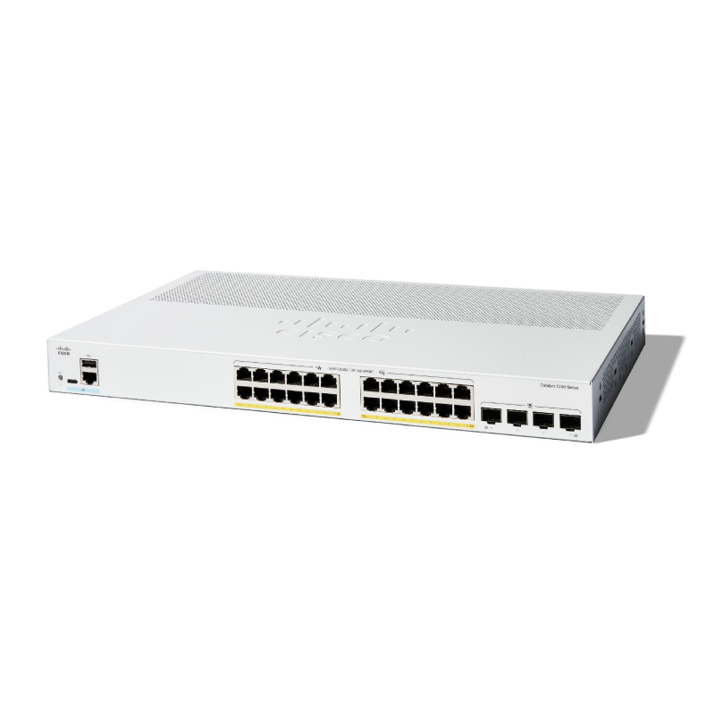 Catalyst 1300 24-port GE, PoE, 4x1G SFP
