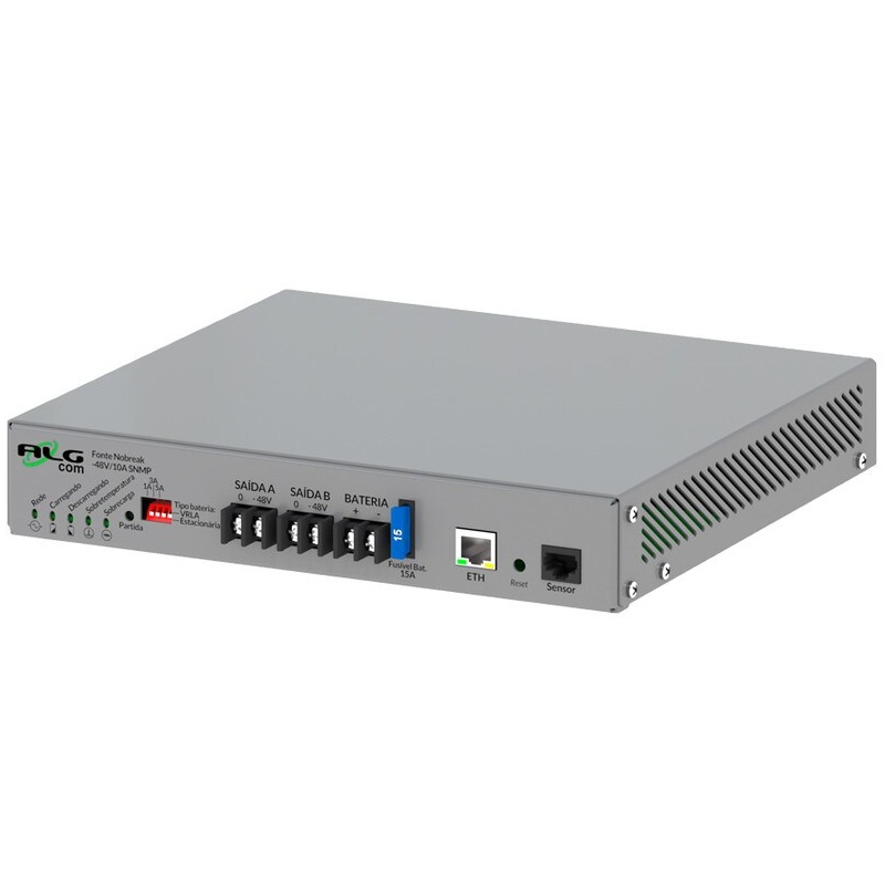 ALGcom FN-4800-10-SNMP 48V, 10A UPS Battery Charging Supply