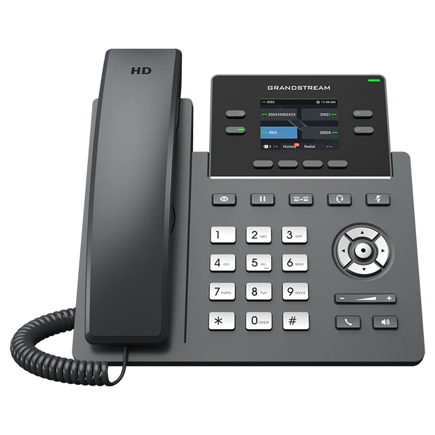 Grandstream GRP2612G 4 Lines 2 SIP and 2.4 inch Colour Screen with Gigabit Ethernet Grandstream Networks — view 2