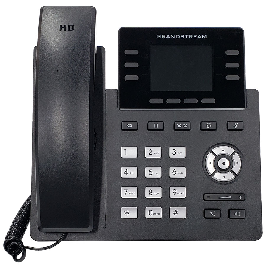Grandstream GRP2613 3 Lines 3 SIP PoE 2.4inch Colour Screen Grandstream Networks — view 2