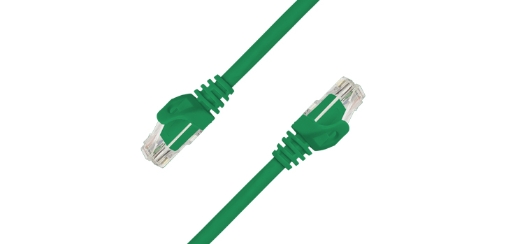 1 Metre Cat6 UTP Indoor Ethernet Cable - Green
