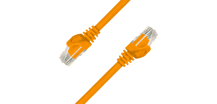 10 Metre Cat6 UTP Indoor Ethernet Cable - Orange