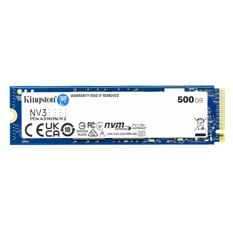 Kingston 500GB NV3 M.2 2280 NVME SSD NVMe PCIe 4.0