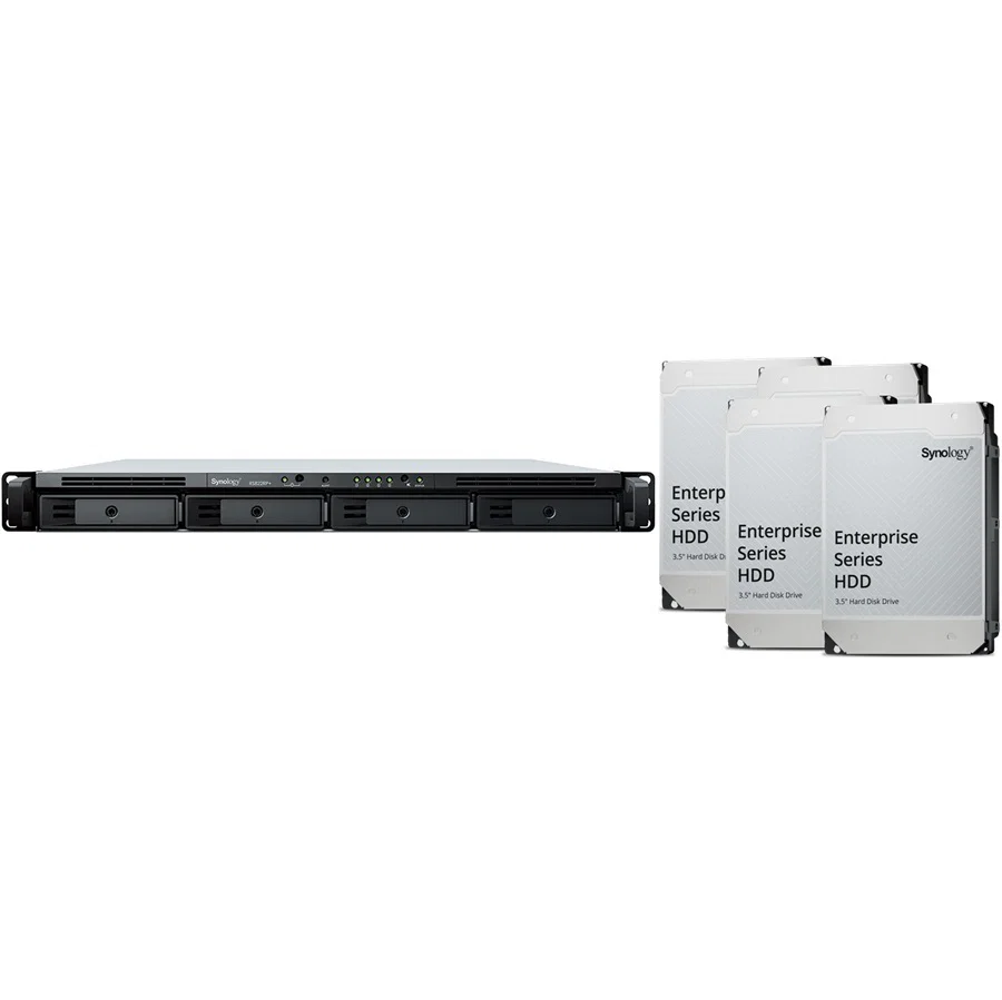 Synology RTG RS822+ 1U 4 Bay Rackmount NAS (64Tb) 4x Synology Enterprise 16Tb Synology — view 2