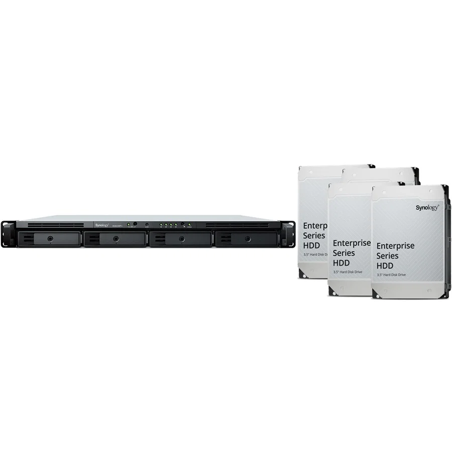 Synology RTG RS822RP+ 1U 4 Bay Rackmount NAS (80Tb) 4x Synology Enterprise 20Tb Synology — view 2