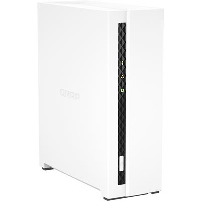 QNAP TS-133 1 bay ARM 4C 1.8GHz ; 1 x SATA 6Gb/s 3.5"/2.5"; 2GB RAM on-board; 1 x GbE ; 1 x USB3.2 Gen1 and 1 x USB2.0 QNAP — view 2