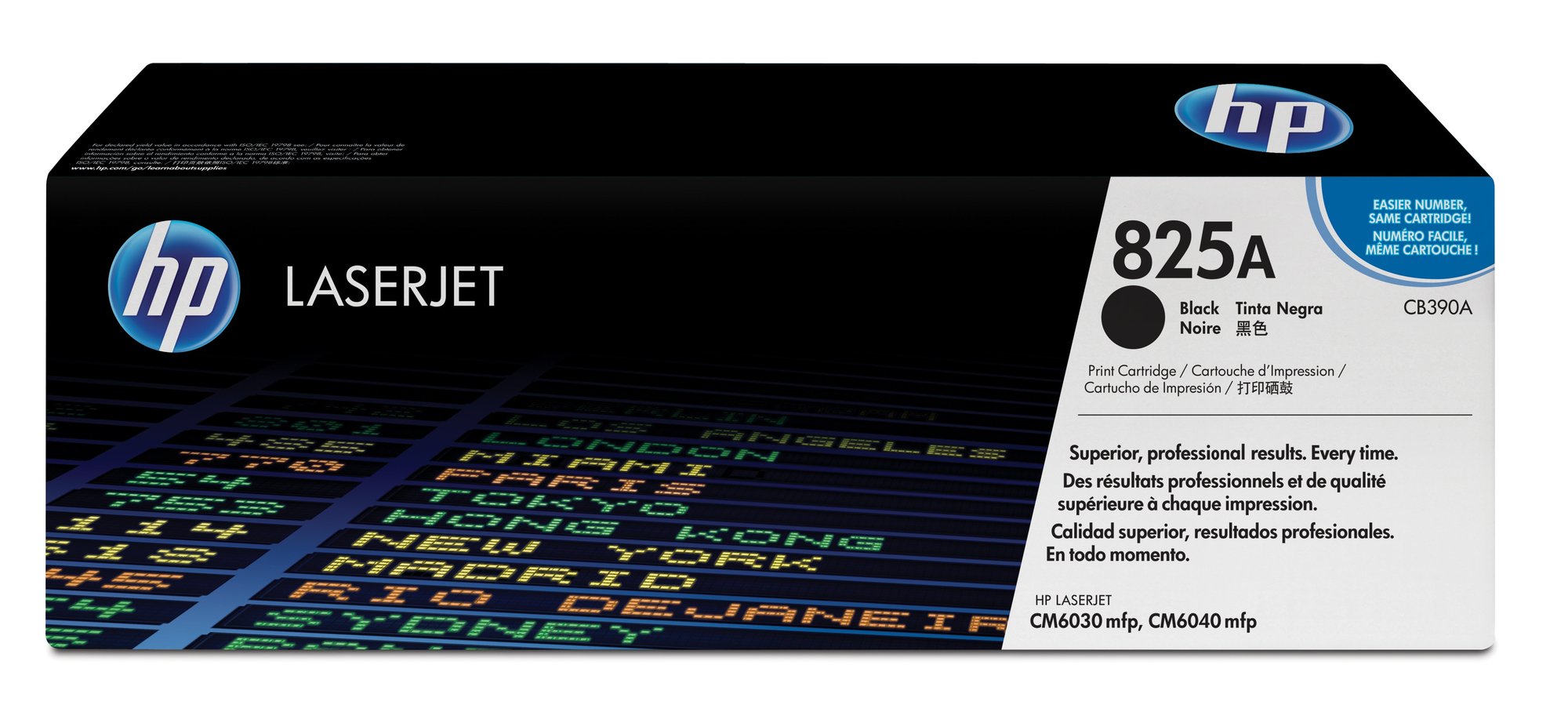 HP 825A BLACK LJ TONER CART CB390A HP — view 2
