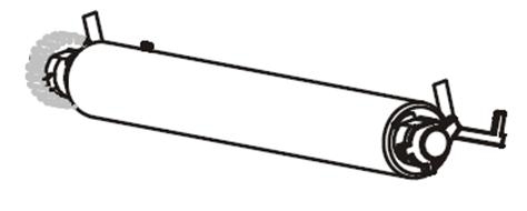 ZEBRA GX/GK420D PLATEN ROLLER. thumbnail 1