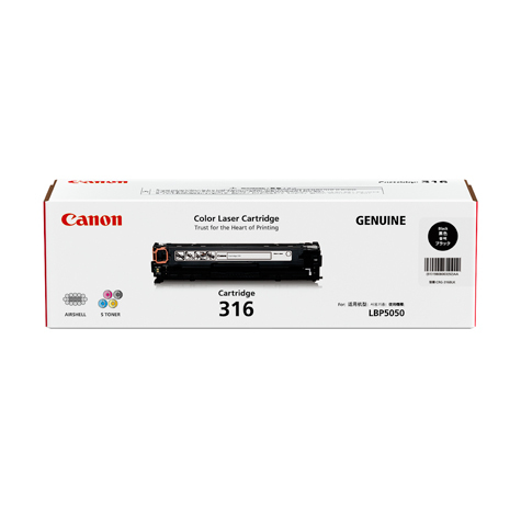 CANON CART316BK BLACK TONER CART FOR LBP5050N CANON — view 2