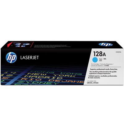 HP 128A CYAN LJ TONER CART CE321A HP — view 2