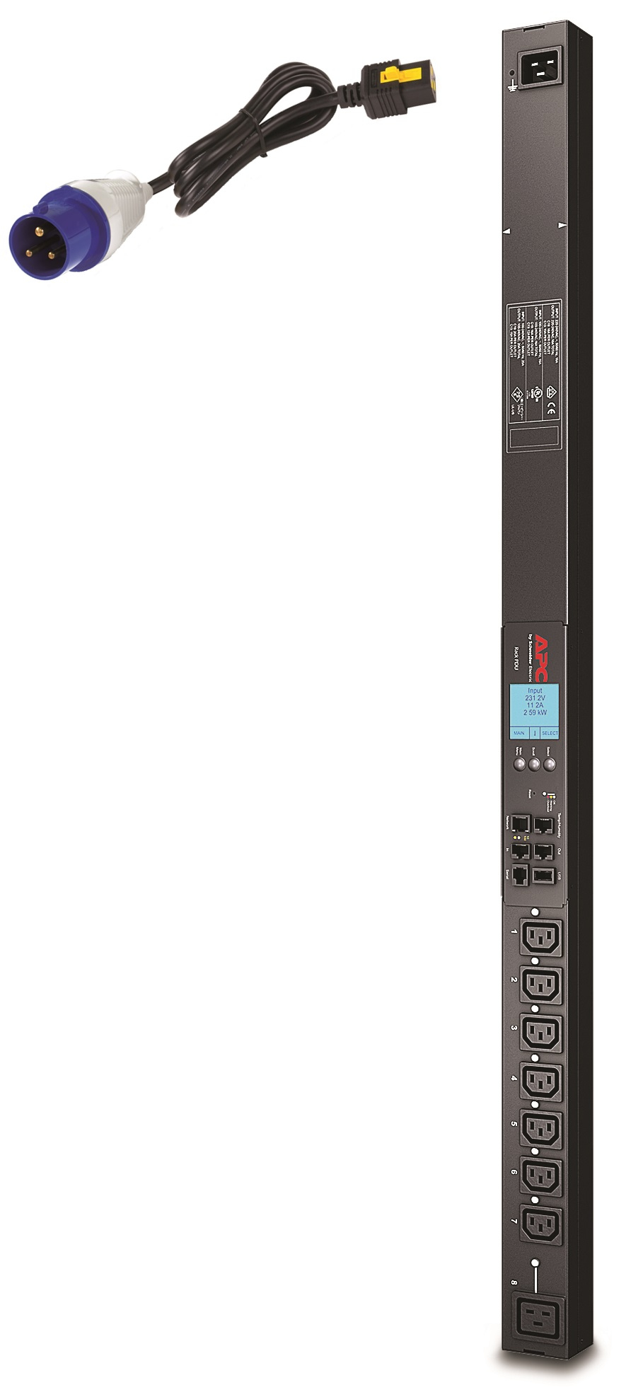 APC Rack PDU 2G. Switched. ZeroU. 16A. 230V. APC — view 2