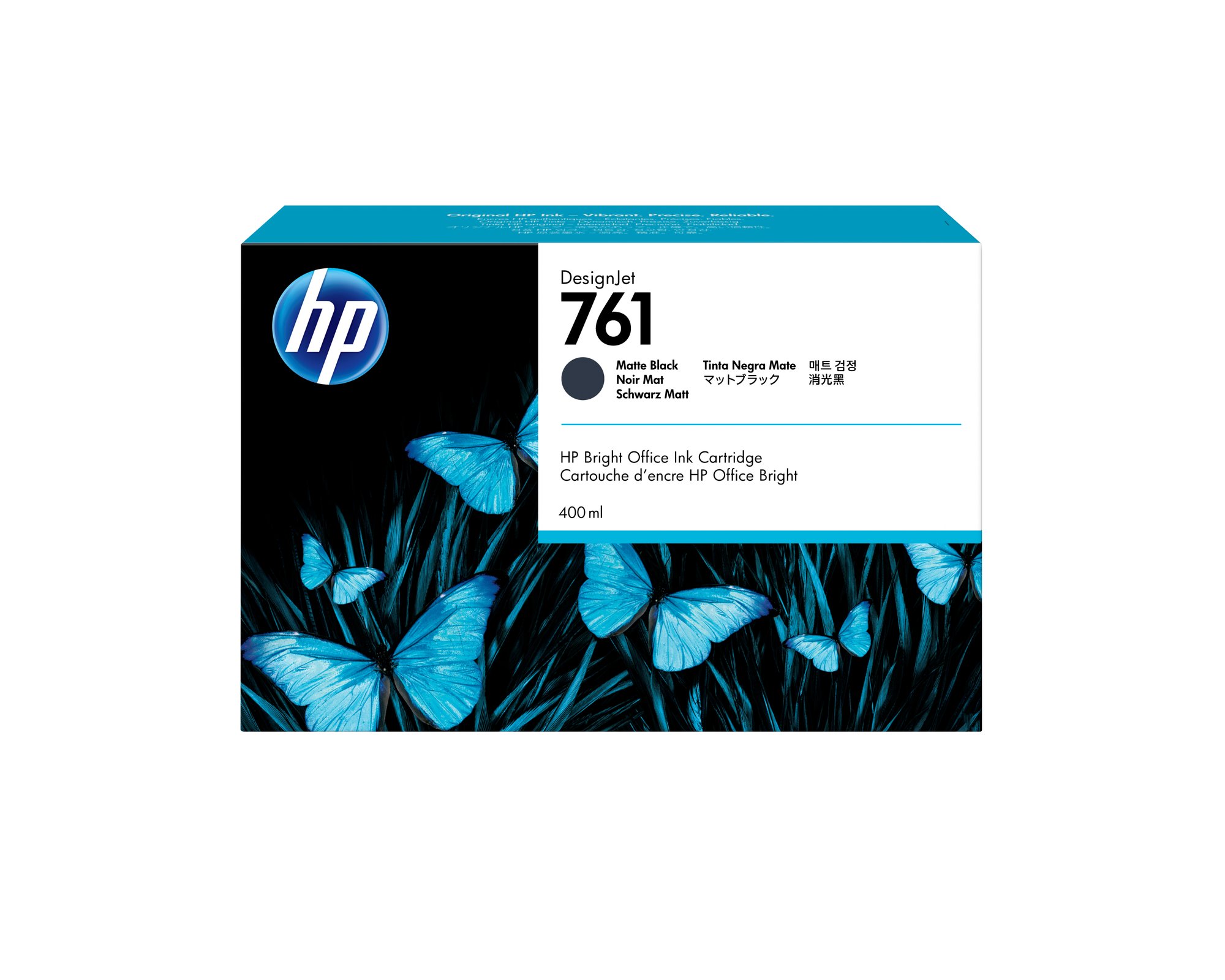 HP INK CARTRIDGE NO 761 400ML MATTE BLACK D HP — view 2